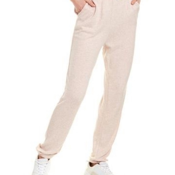 H Halston Studio Soft Pink Joggers Medium - Picture 1 of 11